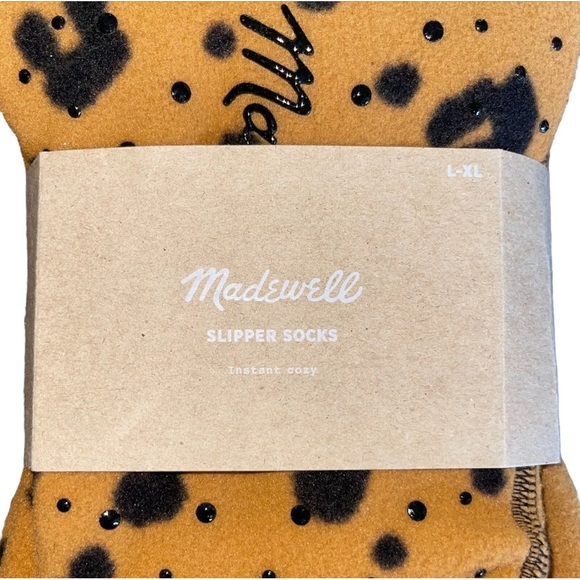 Madewell Soft Leopard Slipper Socks - Picture 4 of 5